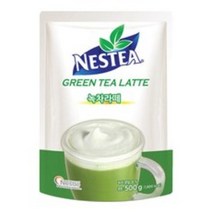 [천삼백케이] [메가커피] 네슬레 네스티 녹차라떼 500g 녹차가루 그린티, 1세트