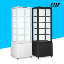 씽씽코리아 사면유리쇼케이스 RT-215L-3제과쇼케이스 음료쇼케이스 카페냉장고, RT-215L-3블랙