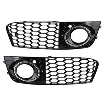 아우디 a4 b8 rs4 2009 2010 2011 2012 벌집 메쉬 안개등 오픈 벤트 a4 그릴 흡기 커버 8kd807682 8kd807681 그릴 부품, 협력사, b