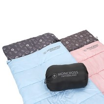 몽크로스 로잔 사계절 캠핑 침낭 할로우 화이바 코튼 솜침낭 가성비 침낭 오토캠핑용 침낭 미니멀 캠핑 파스텔톤, 로잔 러블리 핑크
