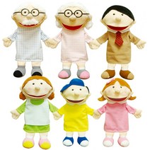 [청양] 통통이손인형 가족 7종 택1 - 구연동화 가족인형 인형극, 할머니