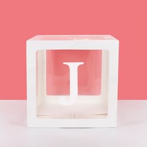 촬영박스10 개/몫 A-Z 웨딩 생일 파티 장식 베이비 샤워 풍선 아이 상자, 14 1pcs J Box