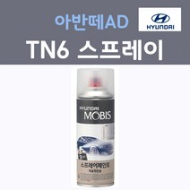 순정품 현대 아반떼AD TN6 더데님 (주문생산컬러) 스프레이 자동차 차량용 붓펜 카 페인트, 1개, 200ml