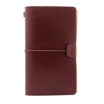 복고 가죽 다이어리 레트로 빈티지(색상 6종), 버건디