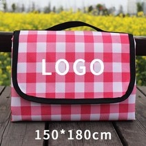 패브릭돗자리 옥스포드 천 찬합매트 주문제작 LOGO 야외 피크닉 방수매트 맟춤제작 네트 레드 체크 201235442, 홍백격 150180cm 덮개 맟춤제작