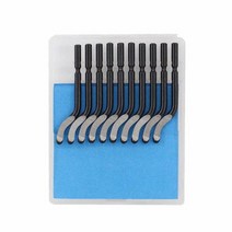 파이프 커터 1 Set NB1100 Burr Handle 10 PCS BS1010 Cutters Rotatable Blade For Pipe End Deburring Hand Ro, [02] Blades
