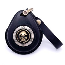 스마트 키 정품 가죽 케이스 포브 커버 할리 데이비슨 인디언 883 X48 1200 글라이드 키체인 순수 황동, 01 A