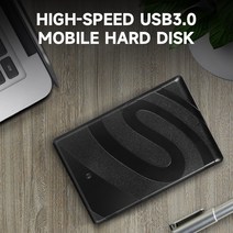 nas 구축 2.5인치 이하 4 테라바이트 USB3.0 모바일 하드 디스크 휴대용 기계식 드라이브 고속 전송 플러그 앤 플레이 PC 용 120, 02 250GB