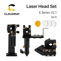 Cloudray E 시리즈CO2 헤드 세트 1 Pcs 렌즈 조각기 부품 용 3 Si Mo 미러 376eEA2b5, FL50.8mm (Lens), 03 SetB China with Mo