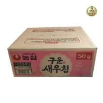 라이브잇 농심 구운새우칩, 50g, 132개