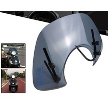 베스파튜닝 VESPA GTS250 GTS300 윈드스크린 윈드실드, A, 1개