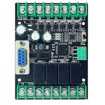 CNC 컨트롤러 모션 제어 FX1N FX3U 10MR 2AD RS485 DC 12-24V 전원 GX-Develoer 8.5, 01 10MR
