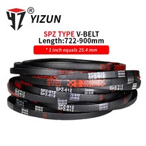 농기계YIZUN SPZ/3V 타입 SPZ722 ~ 900mm 하드 와이어 고무 드라이브 피치 길이 둘레 산업용 트랜스미션, 14 SPZ862mm Lw_01 1 개