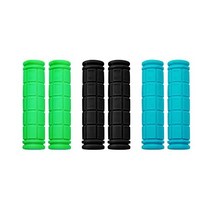ONLYFU 6피스 바이크 핸들바 그립 프리미엄 논슬립 커버 스쿠터 BMX 마운틴 크루저 트라이사이클 6Pcs