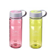 [홍스몰]락앤락 비스프리 물통 650ml 2가지 색상 휴대용 물통 스포츠 물통, 락앤락 투톤스파우트 물병650ml(핑크) 1개