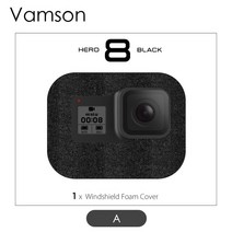 액션캠대여 초미니무선카메라 바디캠 Vamson-바람막이 바람 소음 감소 스폰지 폼 케이스 고프로 히어로 10 9 또는 8 카메라용 액세서리용 윈즈 레이어 커버, [01] A