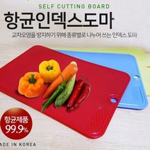 인덱스 항균도마 컬러도마 주방용품 다용도 위생도마, 국산 인덱스도마 그린