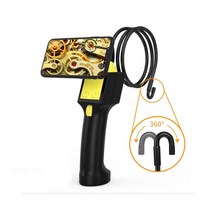 고성능 360도 회전 오토차 내시경 카메라 8mm 유연한 스티어링 배수 하수도 엔진 검사, 03 3 in 1-360-80cm, [03] 3 in 1-360-80cm