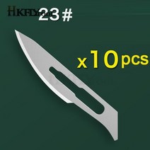 스테인레스 스틸 호환 호환 메스 핸들 10 #11 #23 #15 # 수술용 블레이드 나이프 조각 DIY 수공구, 03 NO.23