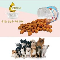 오메가 3 & 6 함유 반려견 연어고기 간식 기능성간식, 상세페이지 참조