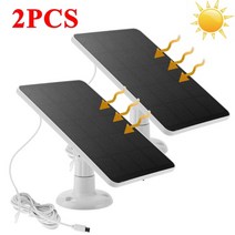 태양광발전기 가정용태양광 전지판 12pcs 5v 10w 태양 전지 패널 마이크로 충전기, 흰색 2pcs 10w 5v