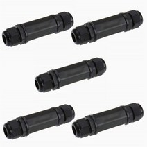 5PCS M22Z Shielded RJ45 Waterproof Cat5/5E/6 8P8C Connector IP67 Ethernet LAN Cable Double Head Outd, 한개옵션0