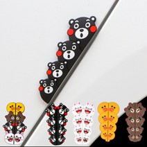 크래프트센터 차량용 캐릭터 문콕방지 도어가드 세트 문쾅방지 기스 긁힘 찍힘 방지, 오리