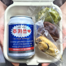 [쿠키+음료 답례품 세트] 수제쿠키 캔커피 레터링 스승의날 어린이집 생일, 구디백세트-쿠키2입+음료(330ml), 1개
