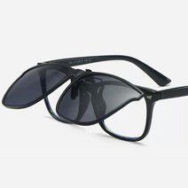 시야를 선명하게 안경위에 쓰는 편광 선글라스 1개 /UV 썬글라스, 단품