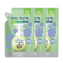 아이깨끗해 향균 거품 핸드 솝 리필 청포도향, 450ml, 12개