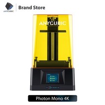 대형3D프린터 레진3D프린터Anycubic 광자 모노 4k 새로운 업그레이드 고속 sla lcd uv 수지 3d 포함), 오후4시
