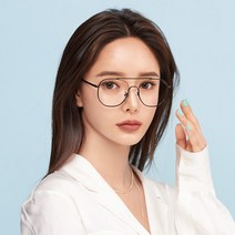 멜라크메 남자 여자 메탈 투브릿지 사각 안경테