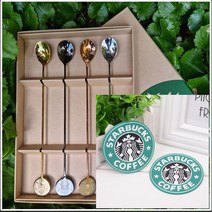 [당일 국내배송]스타벅스 롱티스푼 컵받침 세트 / 롱스푼 머들러 답례품 사은품 스벅선물세트