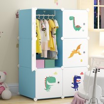남녀 아기 서랍장 옷장 행거 유아 신생아 서랍장 정리, 그린베어 76x37x111 6도어 행거 2개