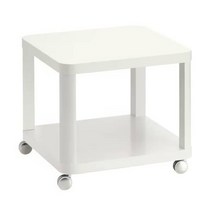 이케아 IKEA 이동식 보조테이블 화이트 50x50x45cm 파티클보드, 이미지참조