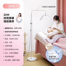 스탠드램프 무영등 시술 치과, 22W-클리어U자형흰색-호스리프트조정가능밝기