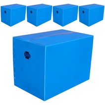 네오비 이사박스 5개묶음, 청색, 3호(500×350×350)