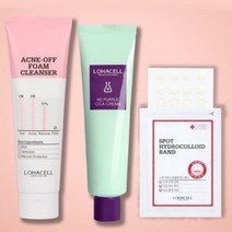 후기입증 청소년 화장품 세트 로하셀 3종 세트 패치 크림 폼클렌징, 4개 30%추가할인