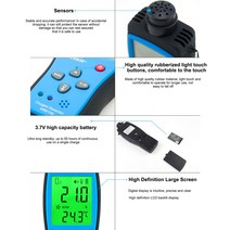 휴대용 산소 계량기. O2 LCD 디스플레이. 스마트 센서. 및 빛 알람. 가스 분석기, 한개옵션0