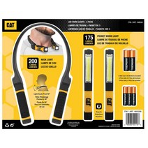 캐터필러 LED 목걸이형 포켓형 작업등세트 3피스, 1개