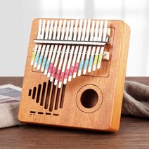 칼림바 kalimba 17 key thumb 피아노 솔리드 우드 싱글 보드 마호가니 keyboard instrument wooden african sanza mbira, 나무 라디오