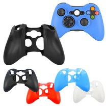 XBOX360 컨트롤러 패드 실리콘 케이스 커버, 레드