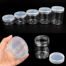 플라스틱원통 슬라임통 젓갈통 소분통 요거트통, 7cm - 120ml