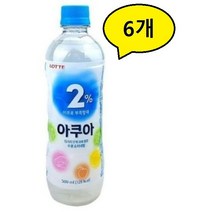 롯데칠성음료 이프로부족할때 아쿠아, 6개, 500ml
