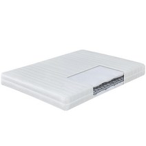 꿀잠 본넬 스프링 매트리스 더블, 화이트