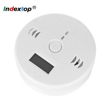 가스 일산화탄소 경보기 누출 감지기 겨울캠핑 안전 가스타이머 lcd co sensor 단독으로 내장 85db 사이렌 소리 독립 중독 경고 경보, 하얀