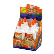아모스 ]만능목공풀+한번에 잘 발리는 부드러운 풀 8g1개 증정, 목공본드-120g/6개입1갑, 6개