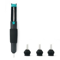 도구 Desoldering Pump Desolder Gun Soldering Sucker Pen Suction Tin Welding Tools, [03] 1 pen and 5 nozzles