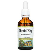 내추럴 팩터스 액상 켈프 다시마 800mcg 50ml(1.6fl oz)