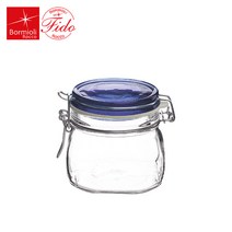보르미올리 피도 밀폐유리용기 500ml 블루 /과일청/잼병/밀폐용기, 블루_500ml, 1개